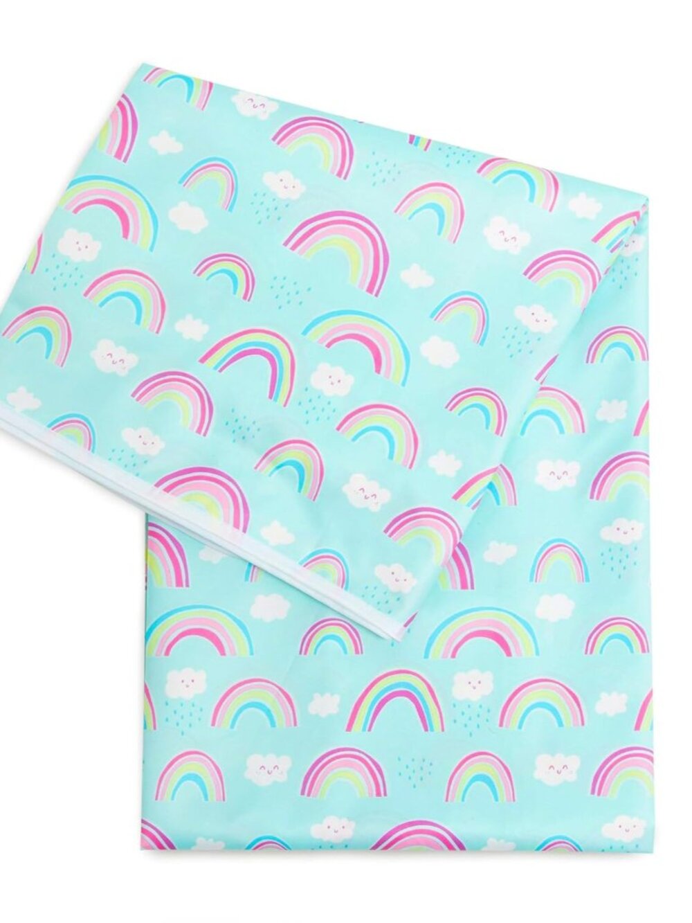 Baby Splat Mat - Under High Chair Mess Mat for Kids, Waterproof Reusable Fabric,
